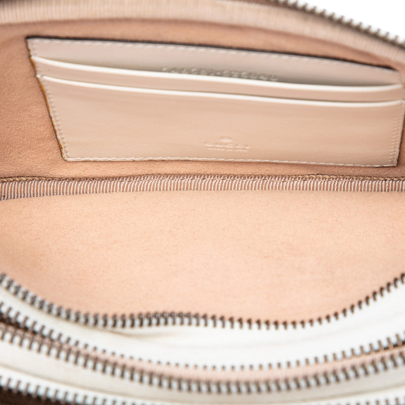 Mini GG Marmont Matelasse Calfskin Triple Zip Crossbody - Image 4