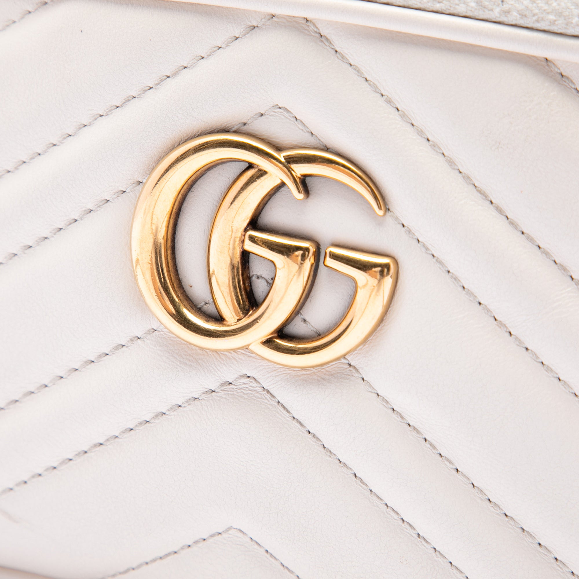 Mini GG Marmont Matelasse Calfskin Triple Zip Crossbody - Image 5