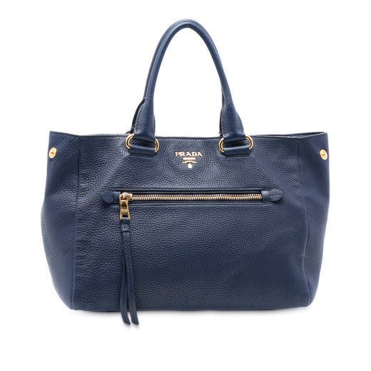 Vitello Daino Front Pocket Tote - Image 1