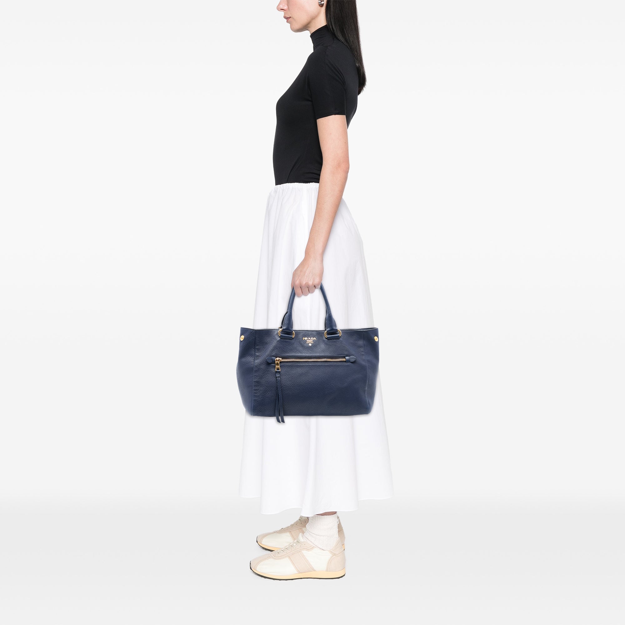 Vitello Daino Front Pocket Tote - Image 6