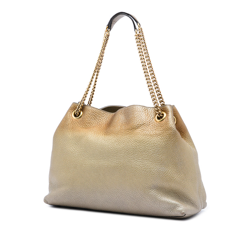 Medium Ombre Calfskin Soho Chain Tote - Image 2