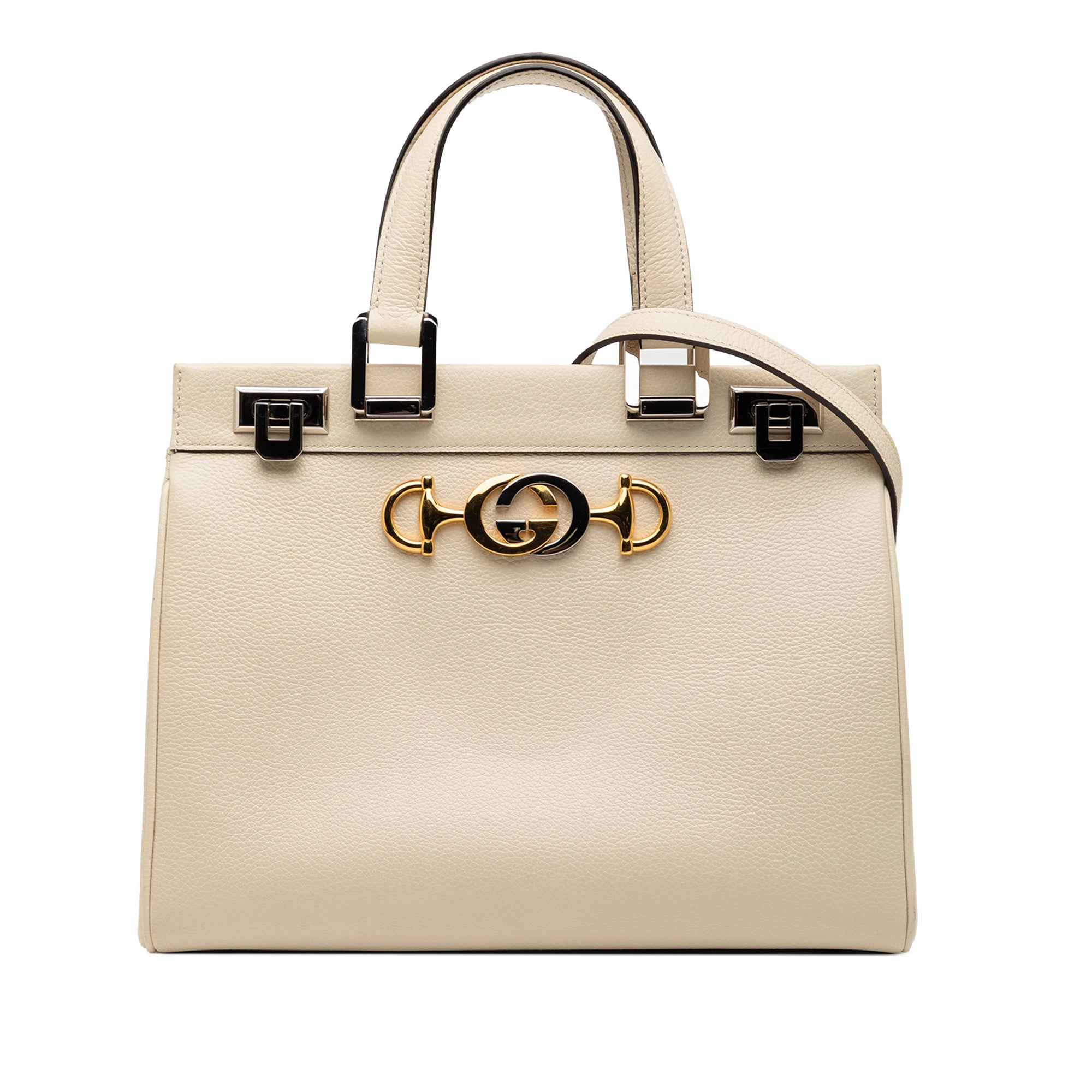 Small Grained Calfskin Zumi Top Handle Bag - Image 1