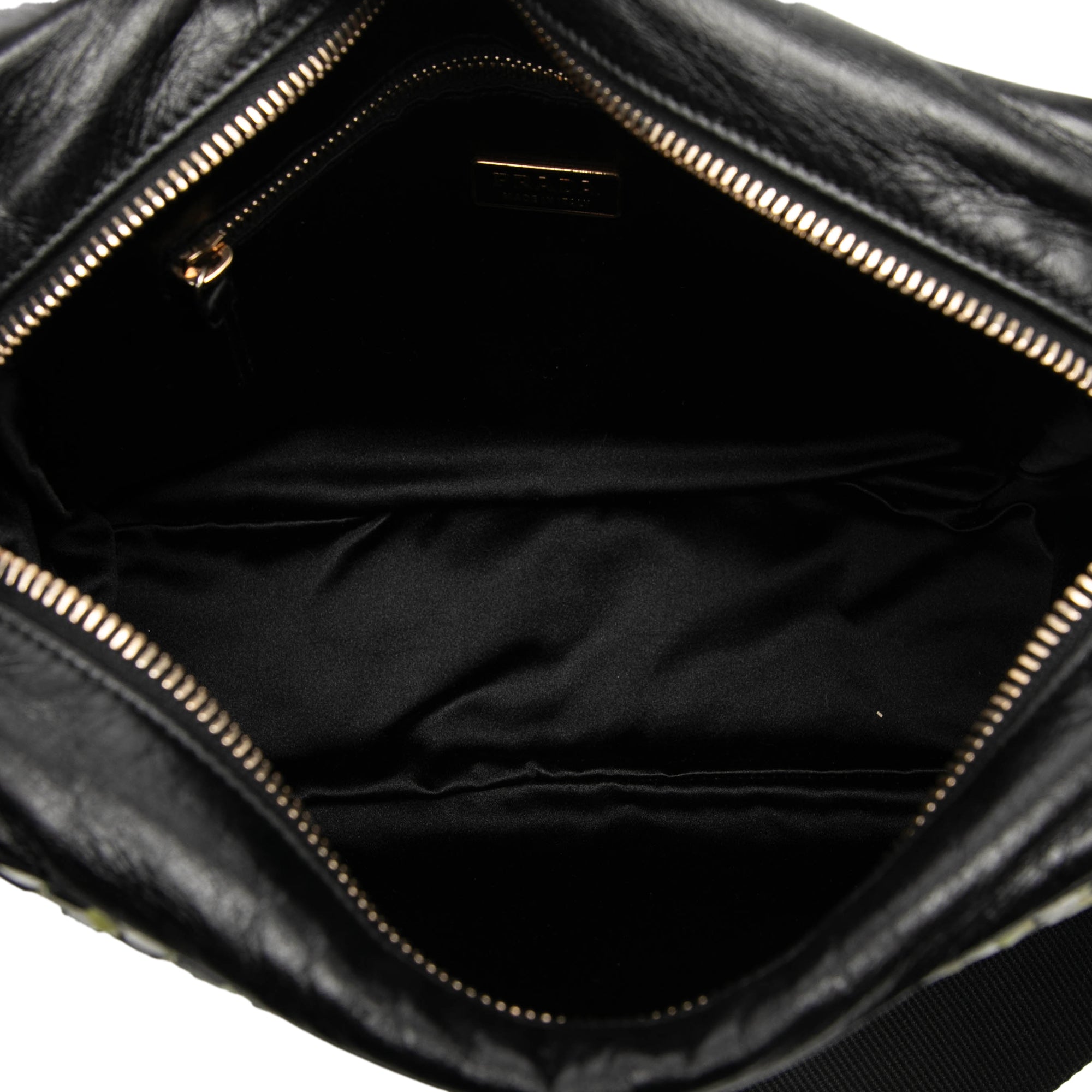Leather Perspective Cubes Shoulder Bag - Image 4