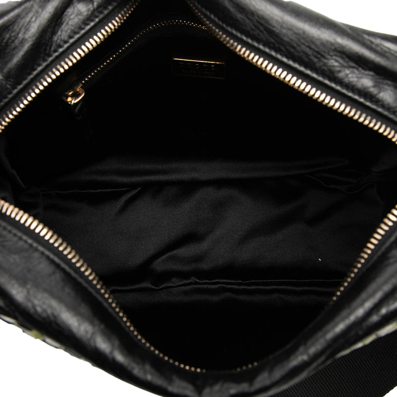 Leather Perspective Cubes Shoulder Bag - Image 4