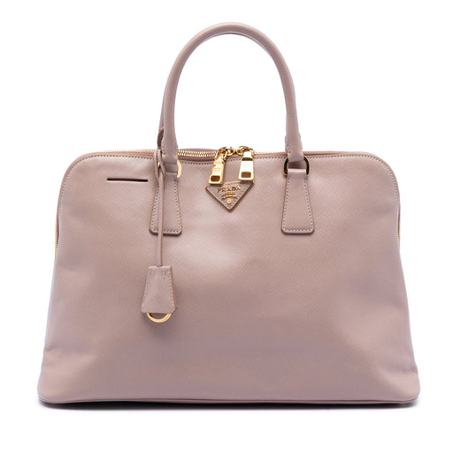 Large Saffiano Lux Promenade Satchel - Image 1