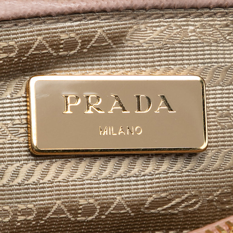 Large Saffiano Lux Promenade Satchel - Image 5