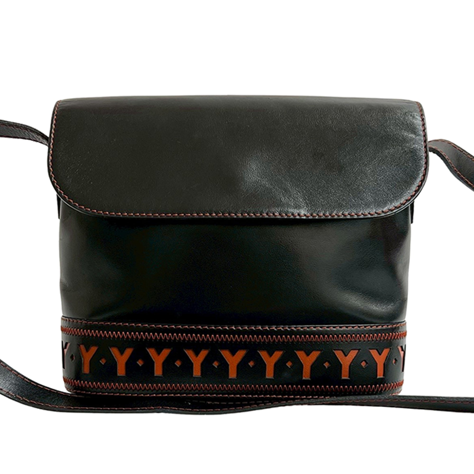 Leather Cutout Crossbody - Image 1