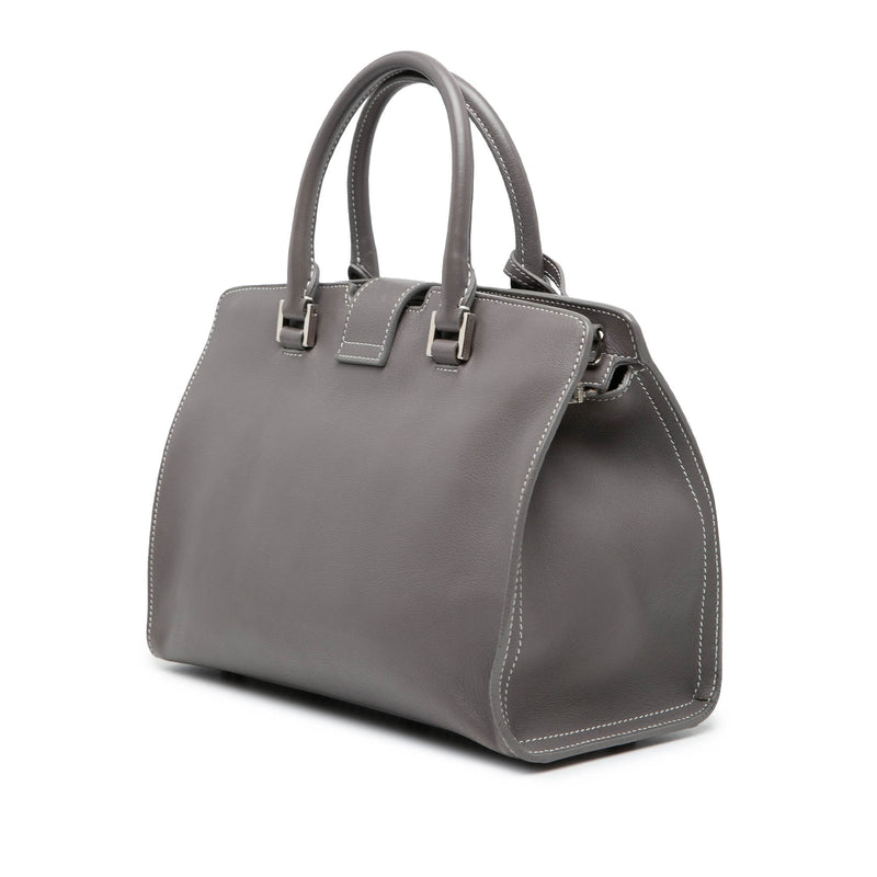 Baby Leather Monogram Downtown Cabas Satchel - Image 2