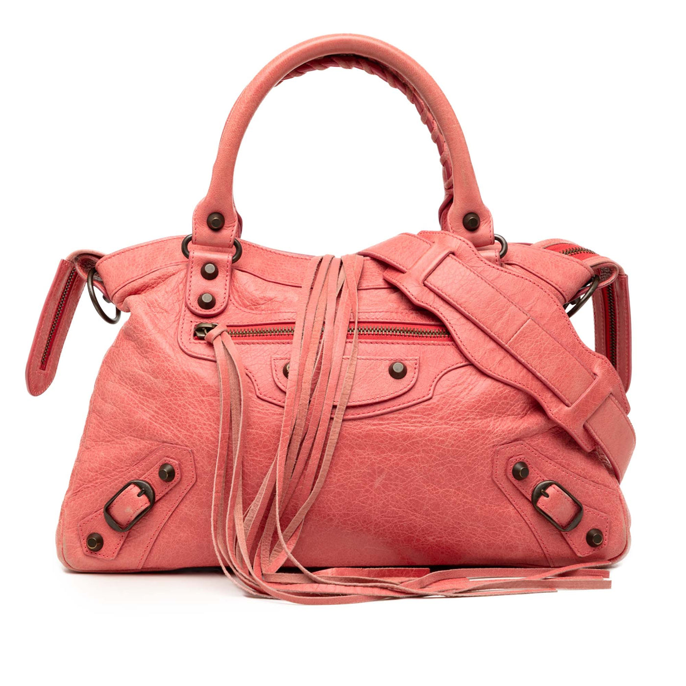 Lambskin Motocross Classic Town Satchel - Image 1