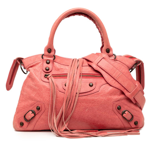 Lambskin Motocross Classic Town Satchel - Image 1