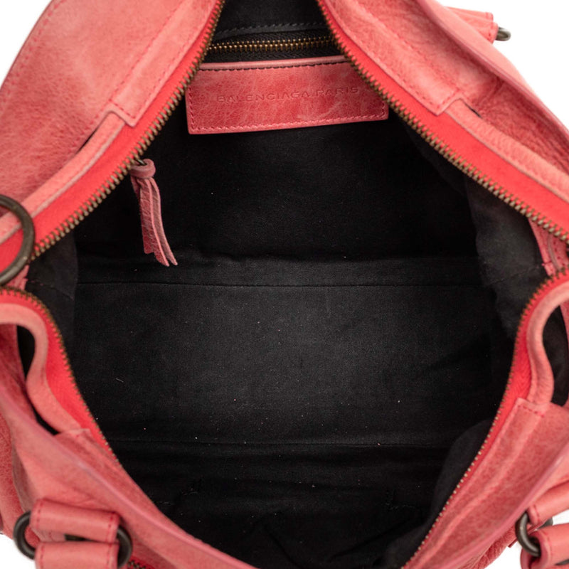 Lambskin Motocross Classic Town Satchel - Image 4
