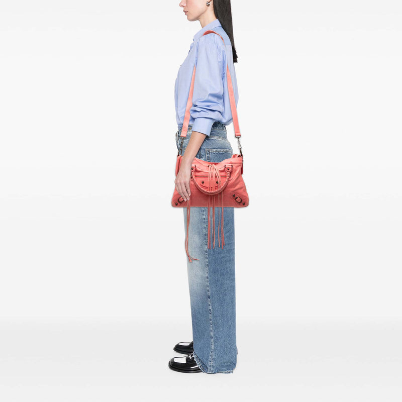 Lambskin Motocross Classic Town Satchel - Image 7