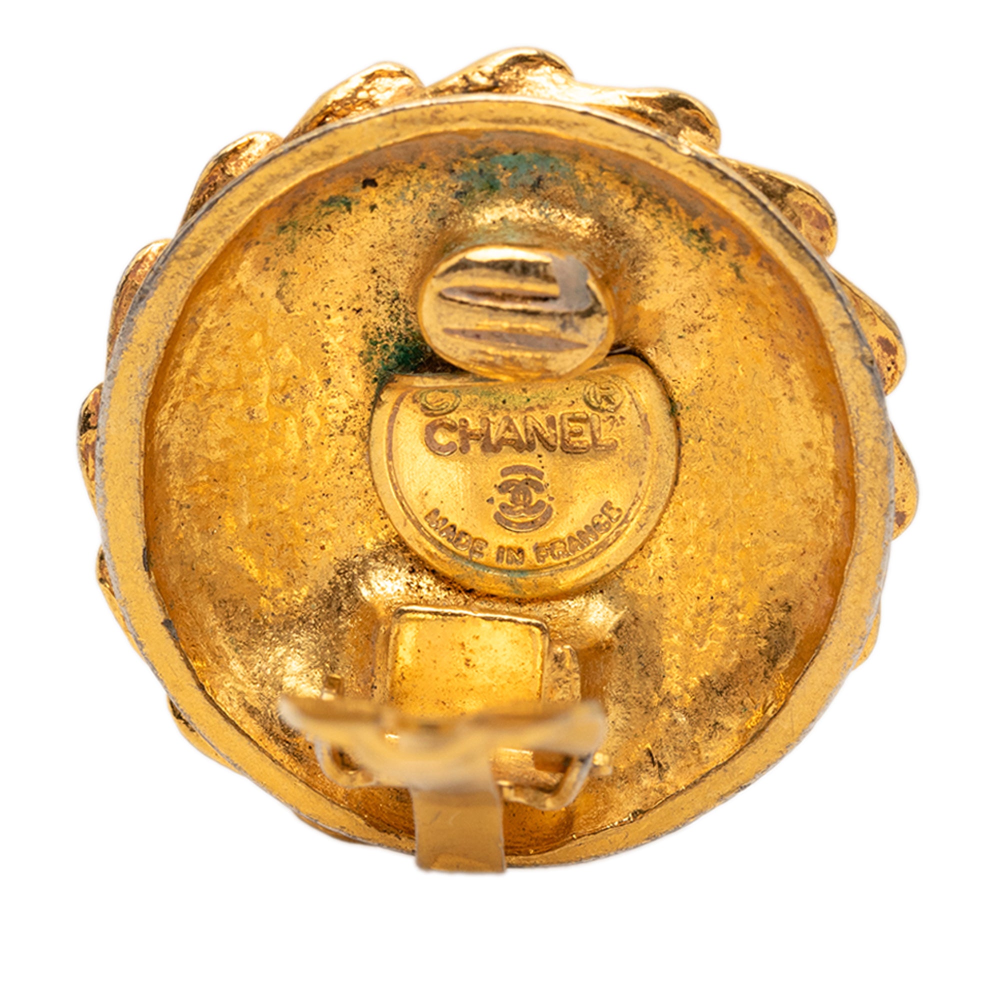 Gold Plated Mademoiselle Clip on Earrings - Image 3