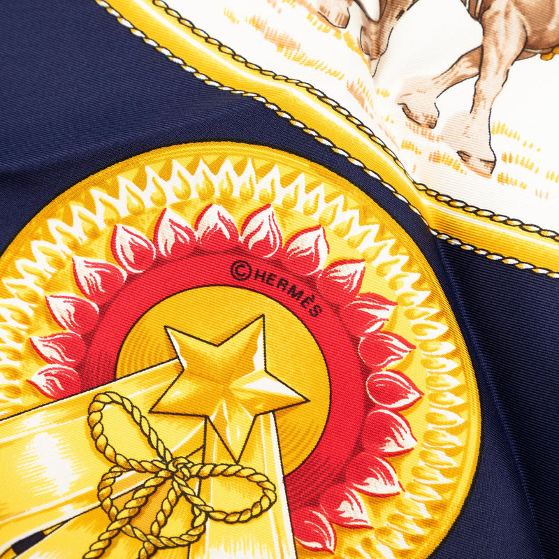 Chevaux de Trait Silk Scarf 90 - Image 5