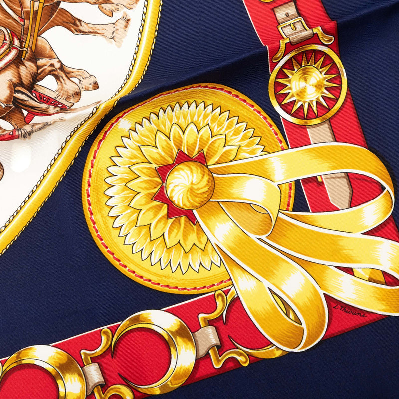 Chevaux de Trait Silk Scarf 90 - Image 6