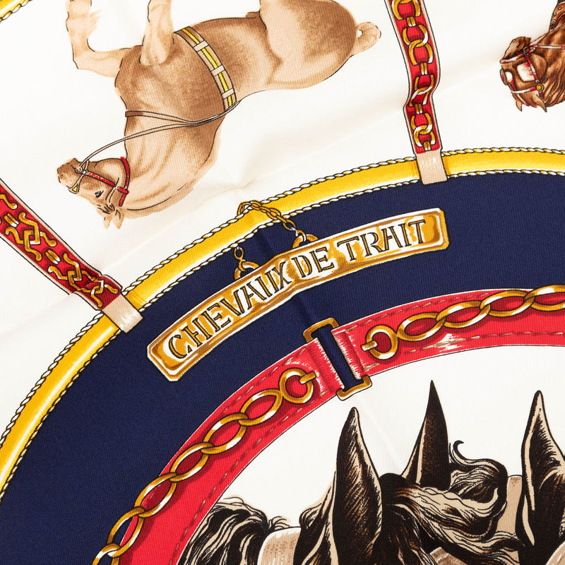 Chevaux de Trait Silk Scarf 90 - Image 7