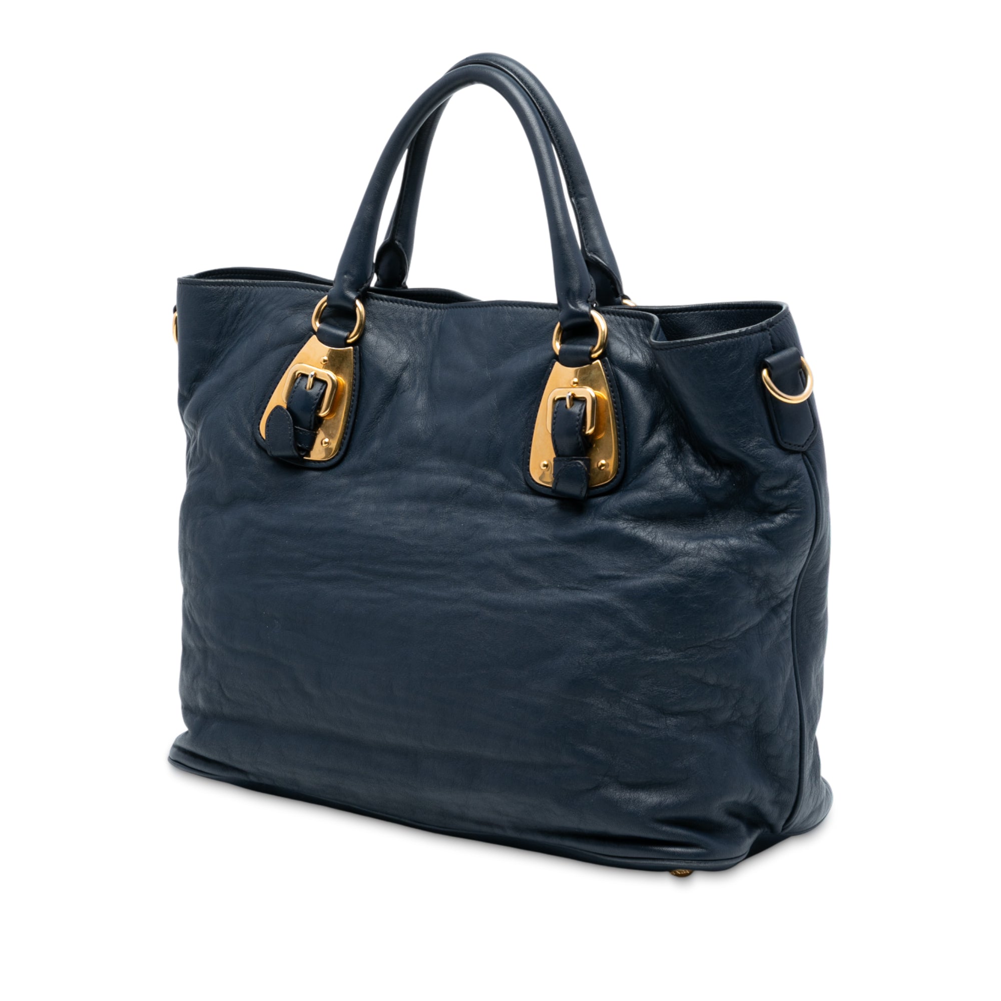 Soft Calfskin Open Convertible Shopping Tote - Image 2