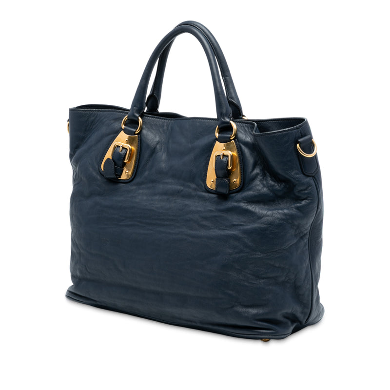 Soft Calfskin Open Convertible Shopping Tote - Image 2