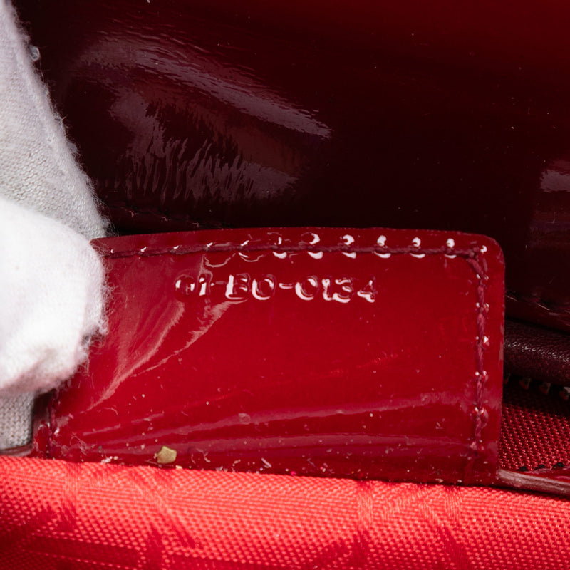 Medium Patent Cannage Lady Dior - Image 6