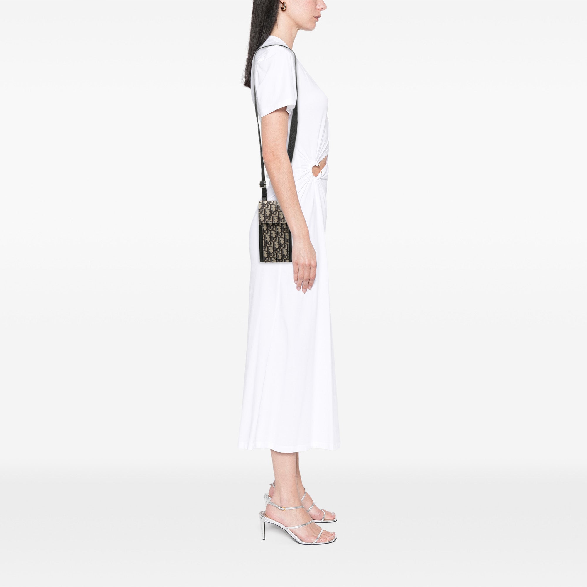 Oblique Canvas Phone Holder Crossbody - Image 7