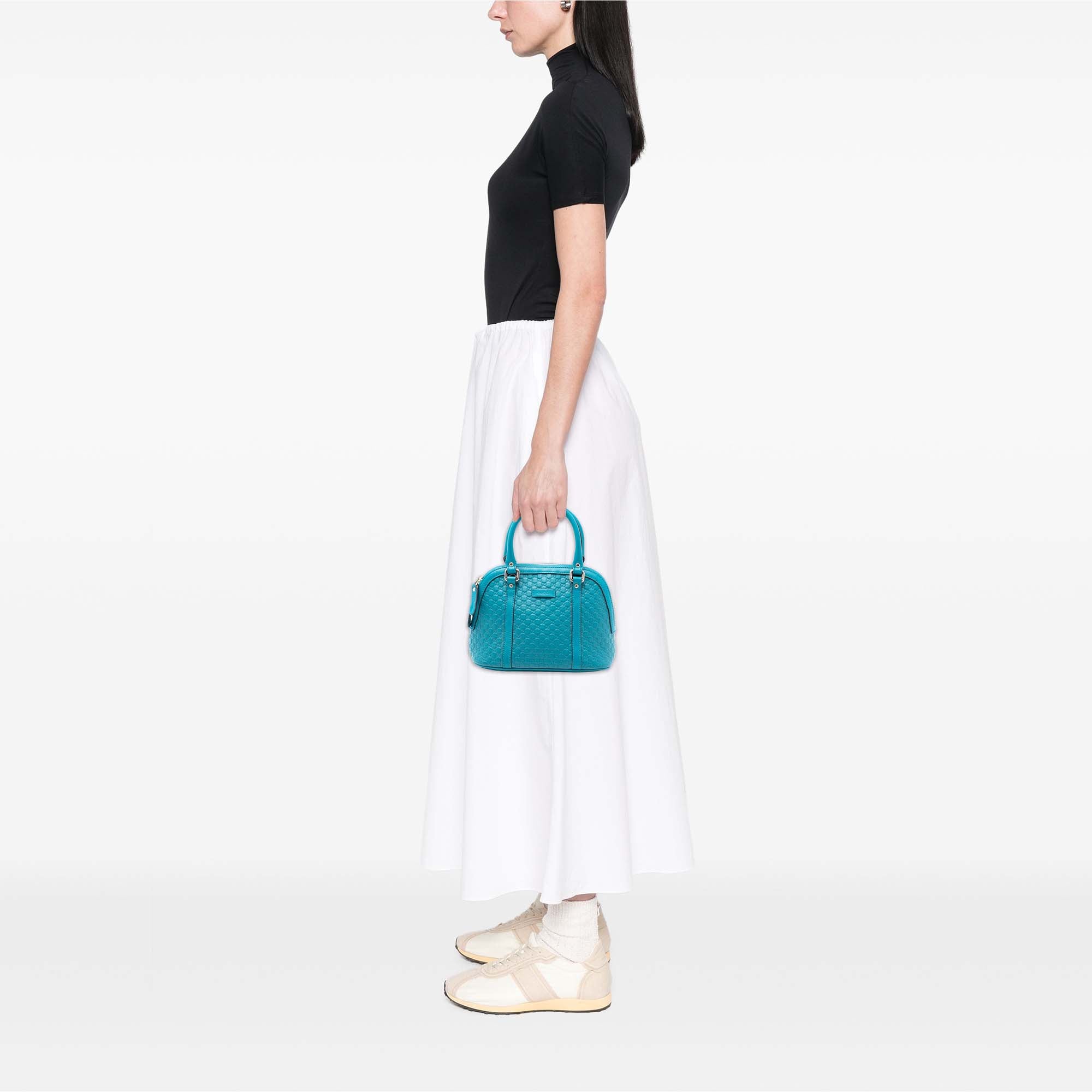 Mini Microguccissima Dome Satchel - Image 7