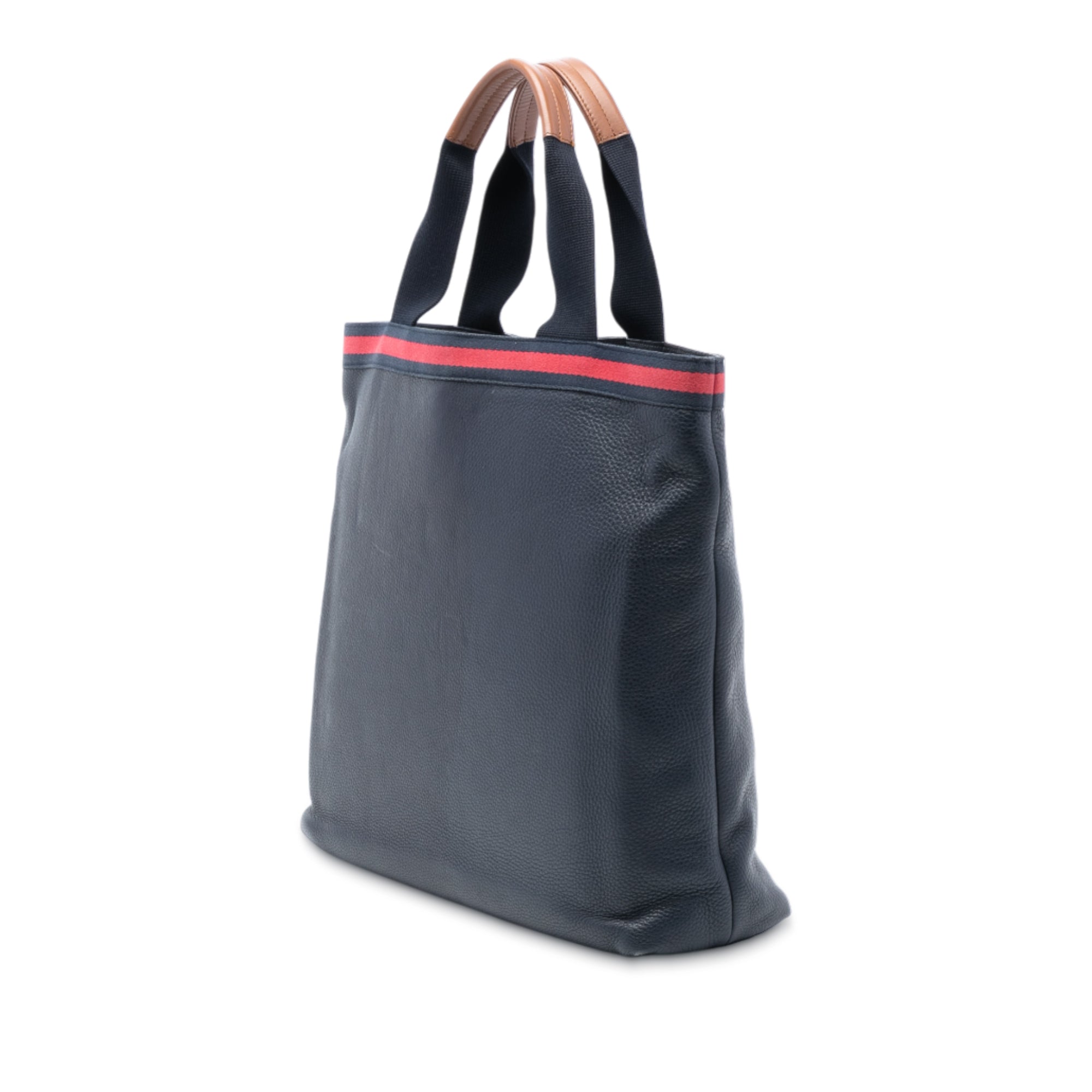 Leather Web Tote - Image 2