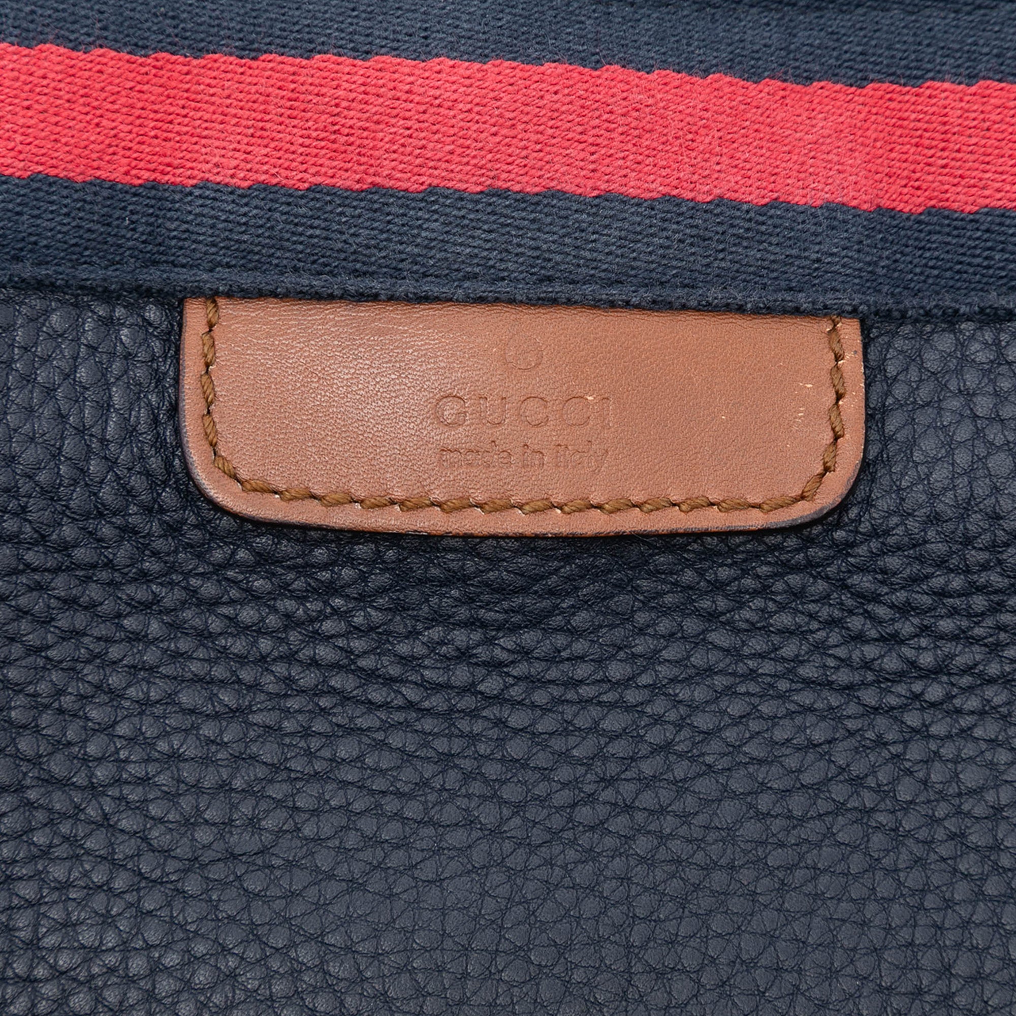 Leather Web Tote - Image 6