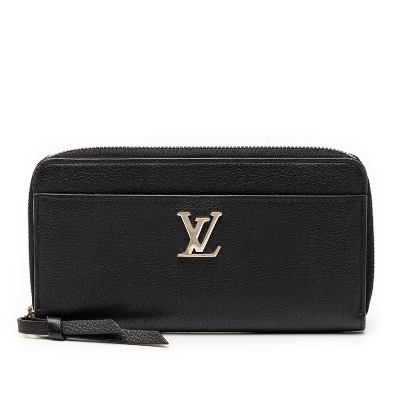 Leather Lockme Zippy Wallet