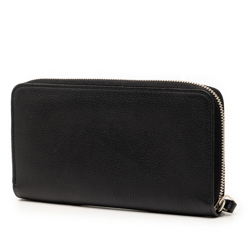 Leather Lockme Zippy Wallet - Image 2