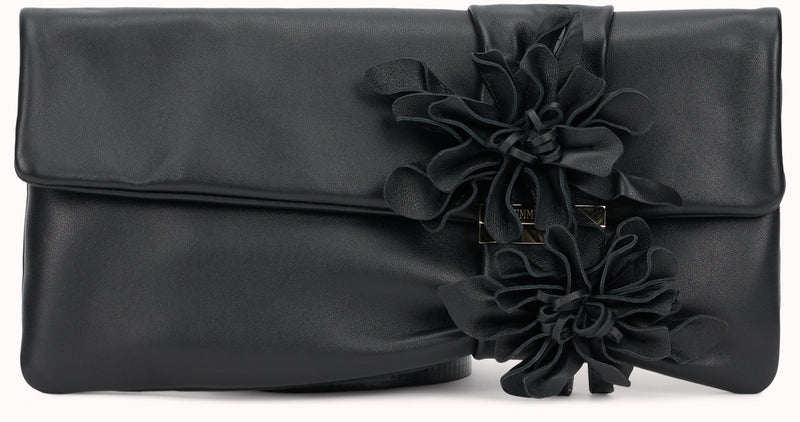 Jimmy Choo Zandra Clutch — Black Lambskin