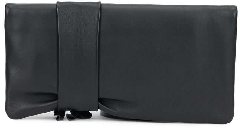 Jimmy Choo Zandra Clutch — Black Lambskin