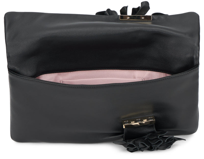 Jimmy Choo Zandra Clutch — Black Lambskin