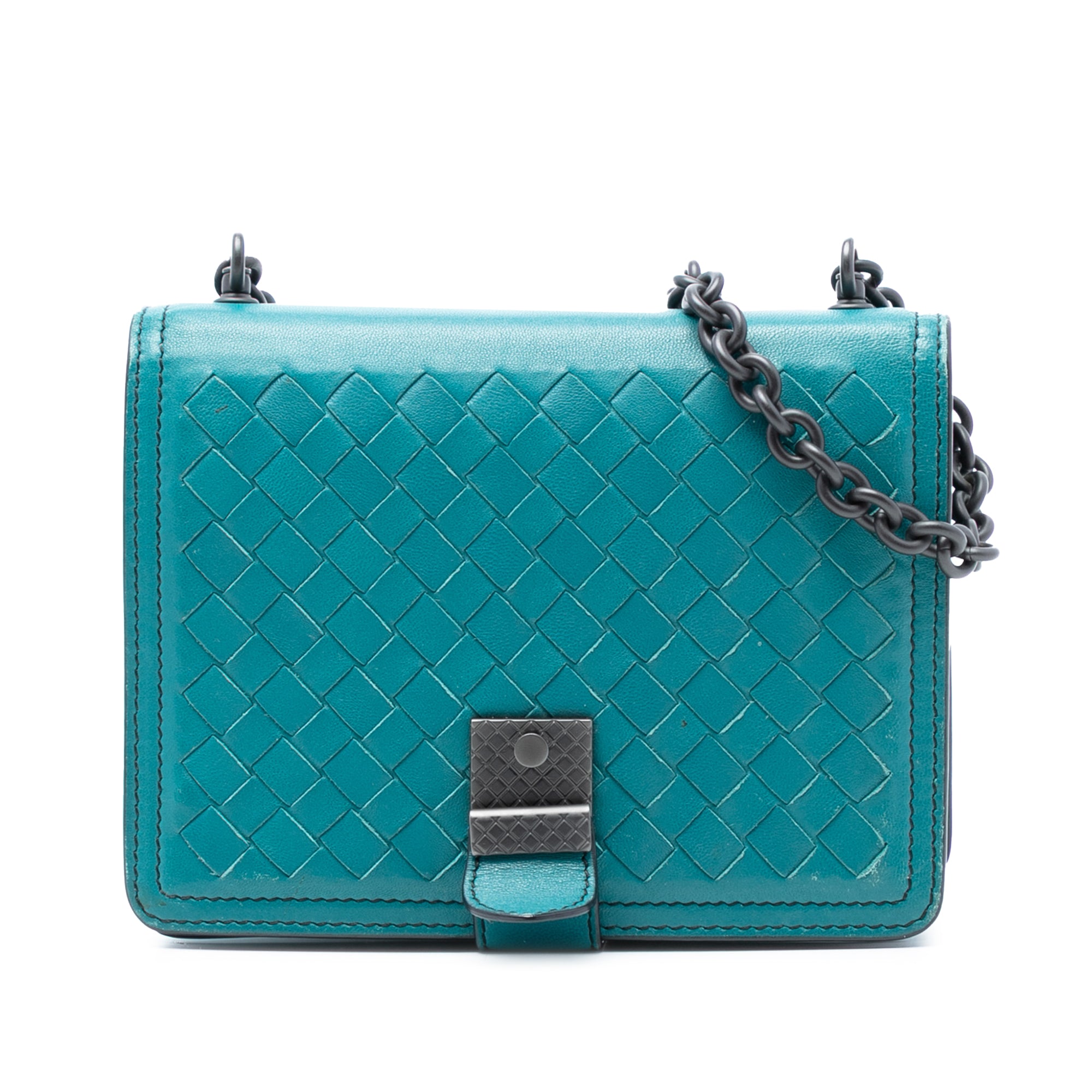 Mini Nappa Intrecciato Runway Shoulder Bag - Image 1