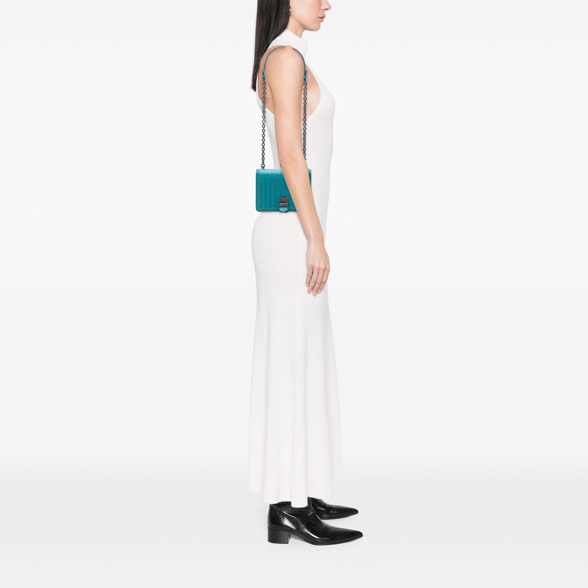 Mini Nappa Intrecciato Runway Shoulder Bag - Image 7