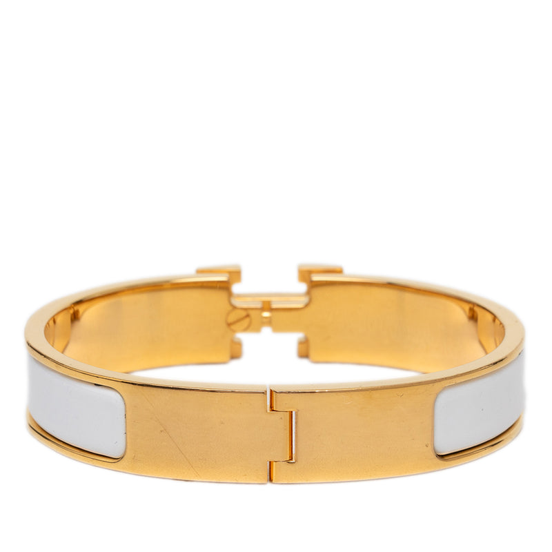 Narrow Enamel Clic H Bracelet PM - Image 3