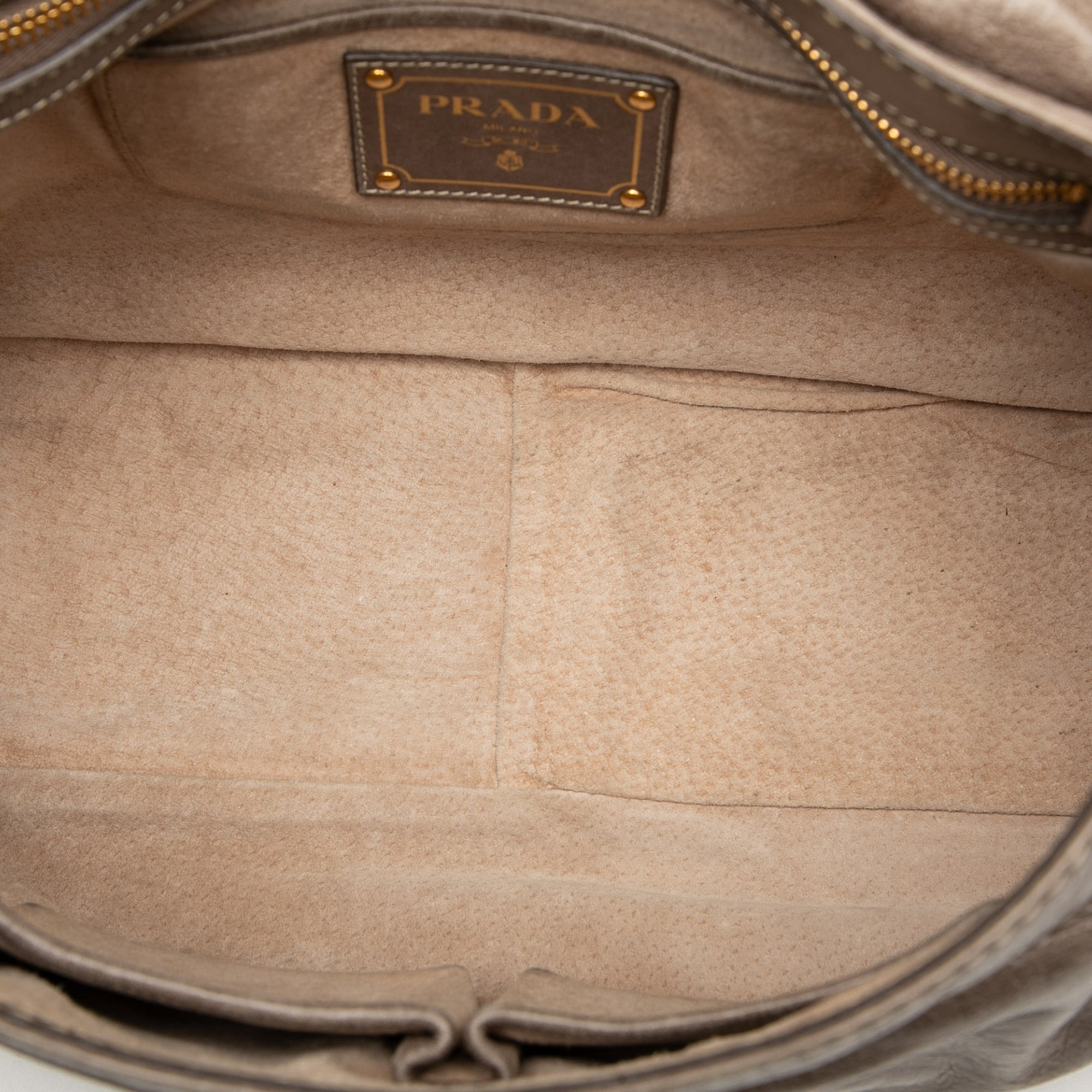 Vitello Shine Push Lock Flap Shoulder Bag - Image 4