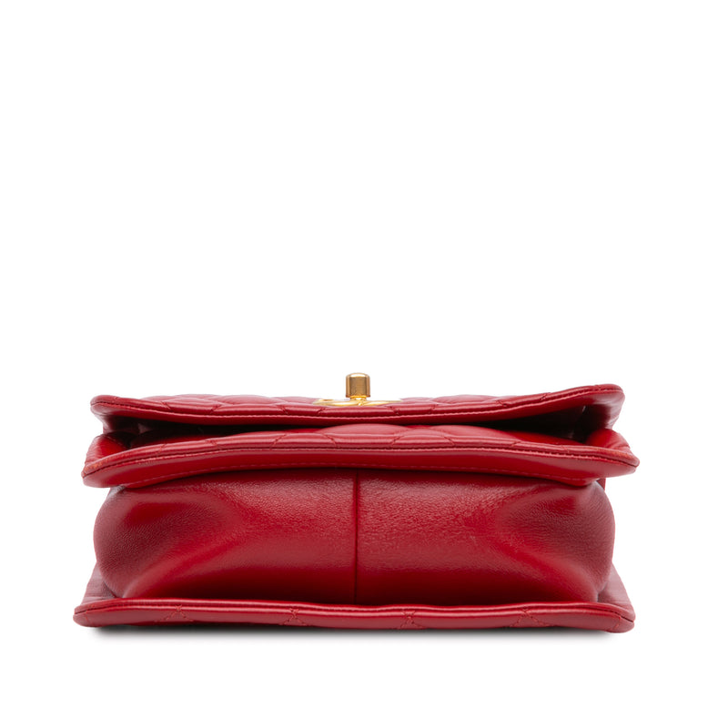 Mini Quilted Lambskin Soft Square Flap - Image 3