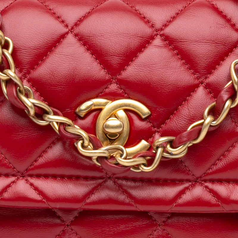 Mini Quilted Lambskin Soft Square Flap - Image 6