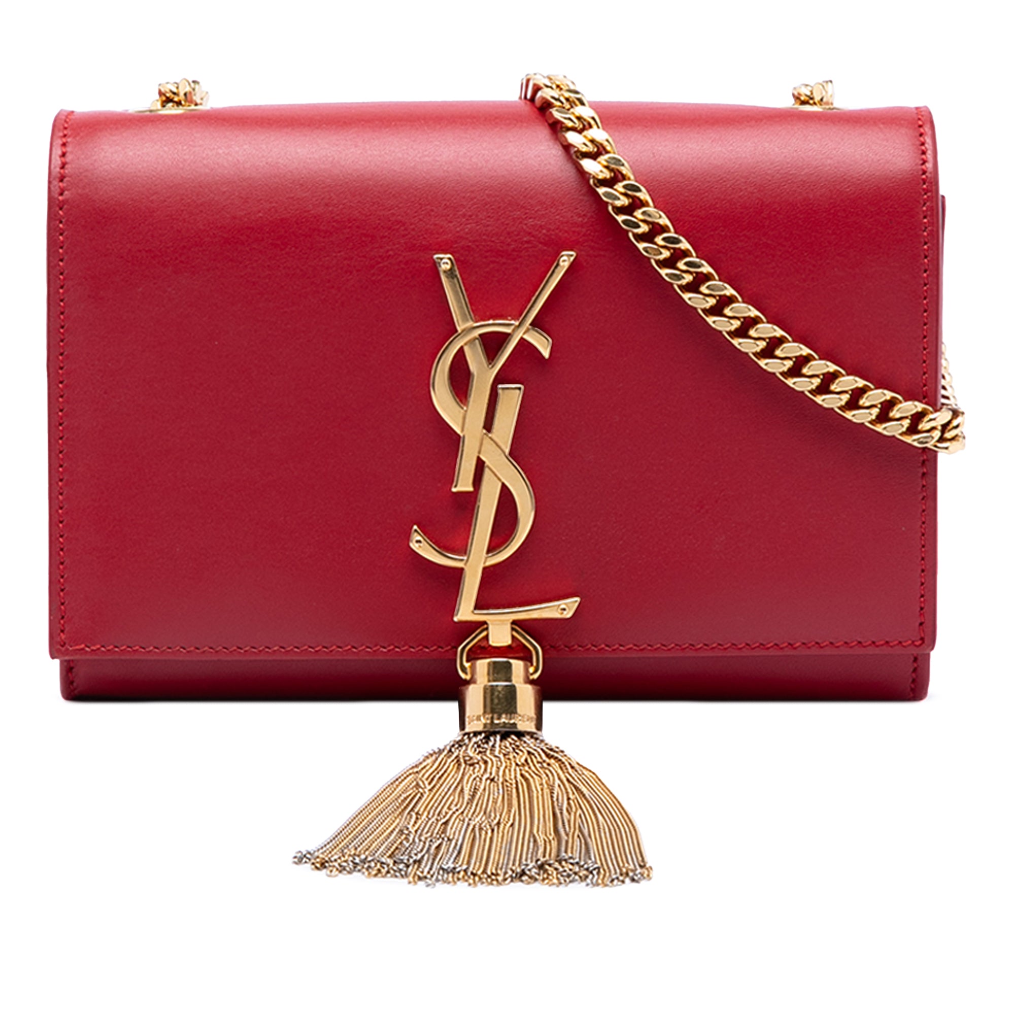 Small Smooth Calfskin Monogram Kate Tassel Crossbody - Image 1