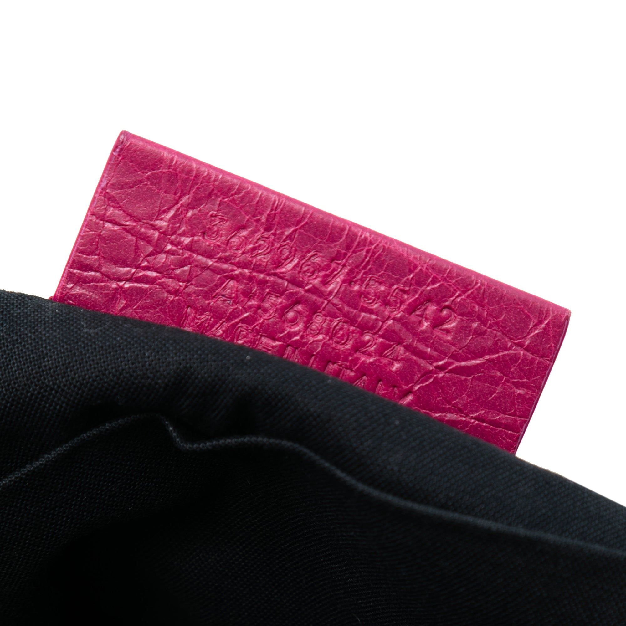 Lambskin Motocross Giant 12 Zip Around Flat Clutch - Image 6