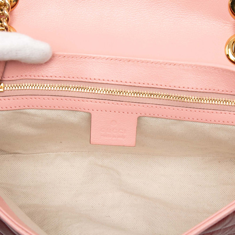 Medium GG Marmont Matelasse Diagonal Leather Torchon Shoulder Bag - Image 4