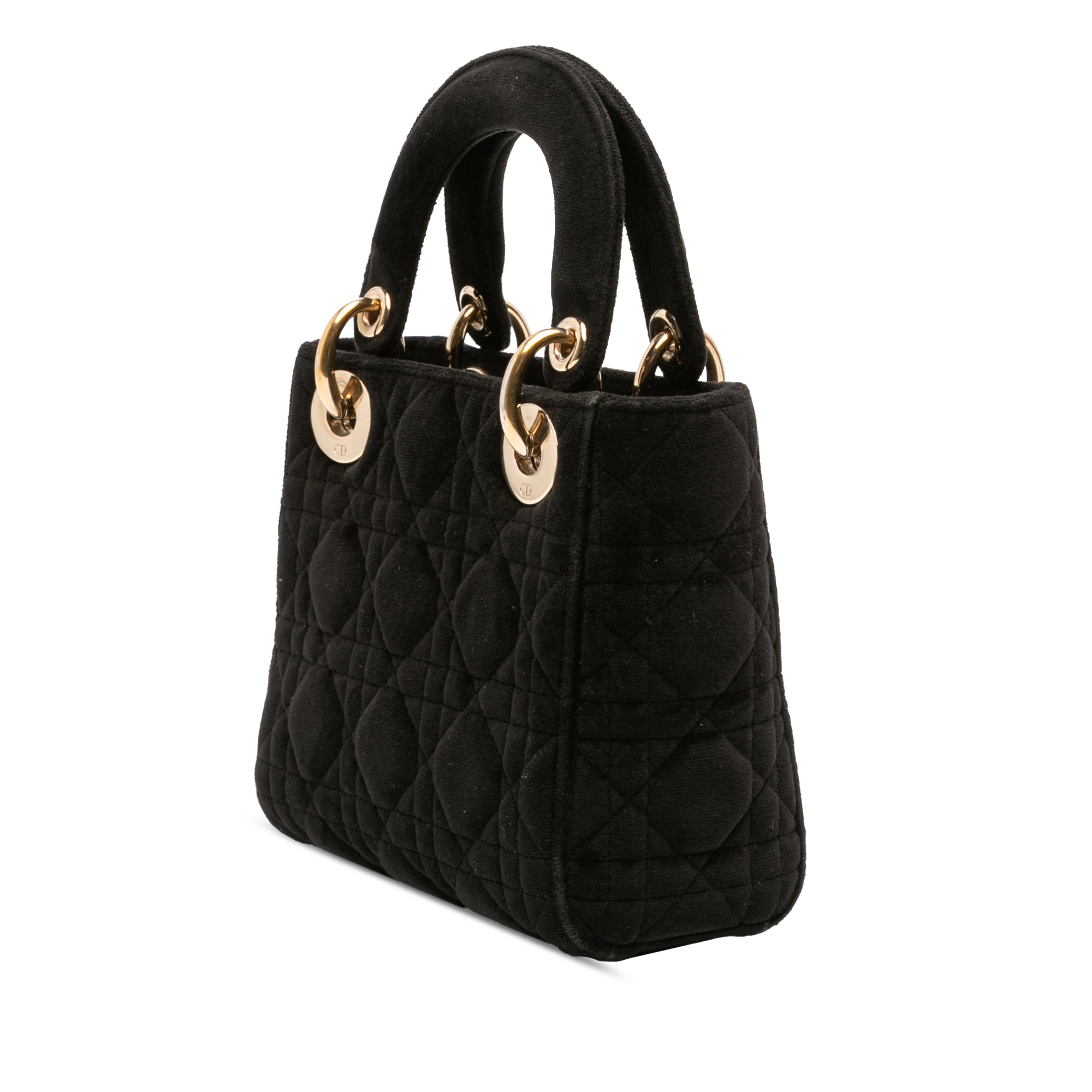 Mini Velvet Cannage Lady Dior - Image 2