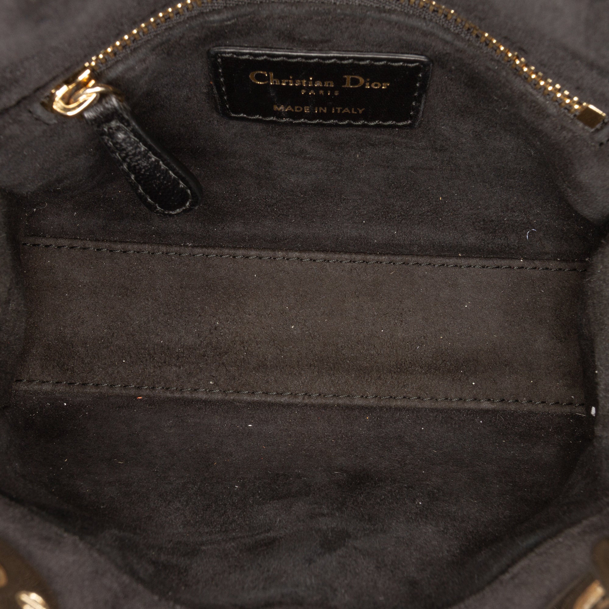 Mini Velvet Cannage Lady Dior - Image 4
