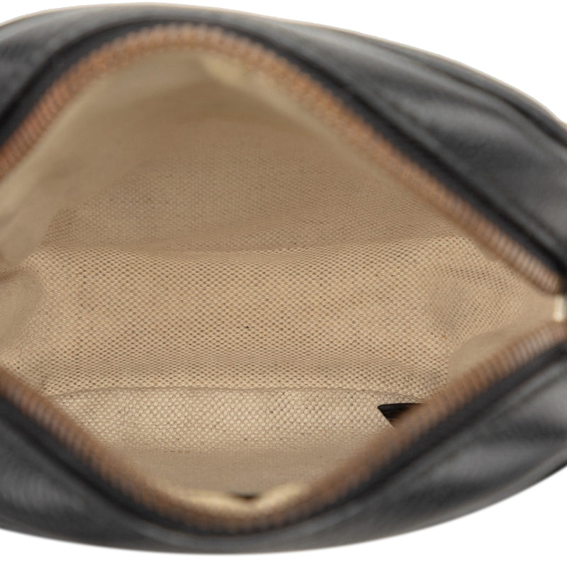 Mini Grained Calfskin Logo Crossbody - Image 4