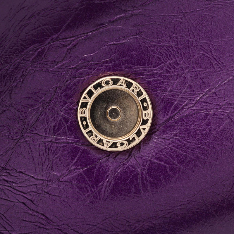 Mini Metallic Leather Serpenti Cabochon Satchel - Image 5