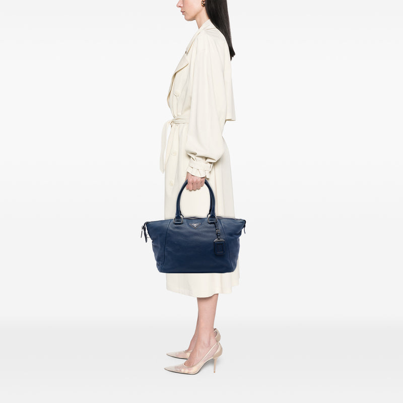 Vitello Daino Double Handle Satchel - Image 6