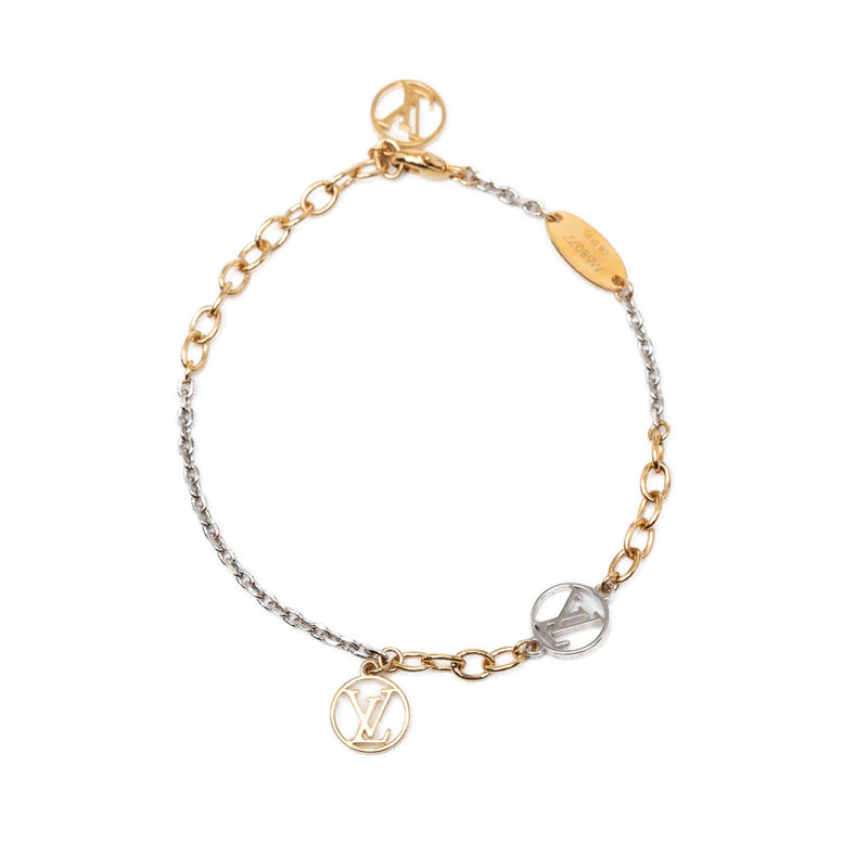 Gold Plated and Silver Plated Logomania Bracelet - Image 2