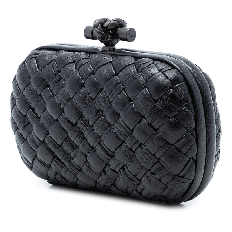 Nappa Intrecciato Knot Clutch - Image 2