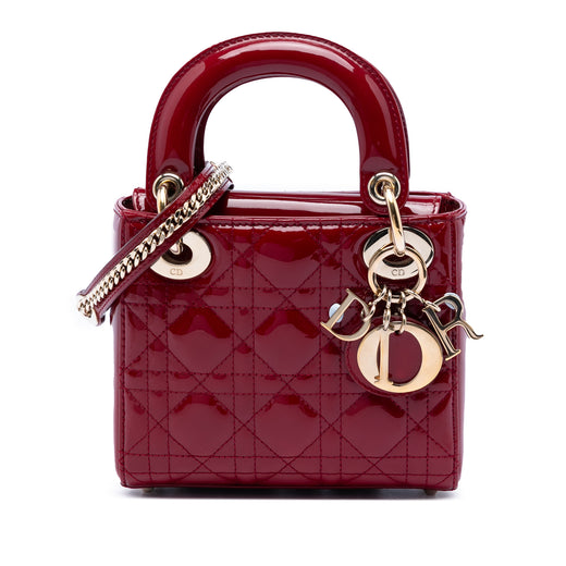 Mini Patent Cannage Lady Dior - Image 1