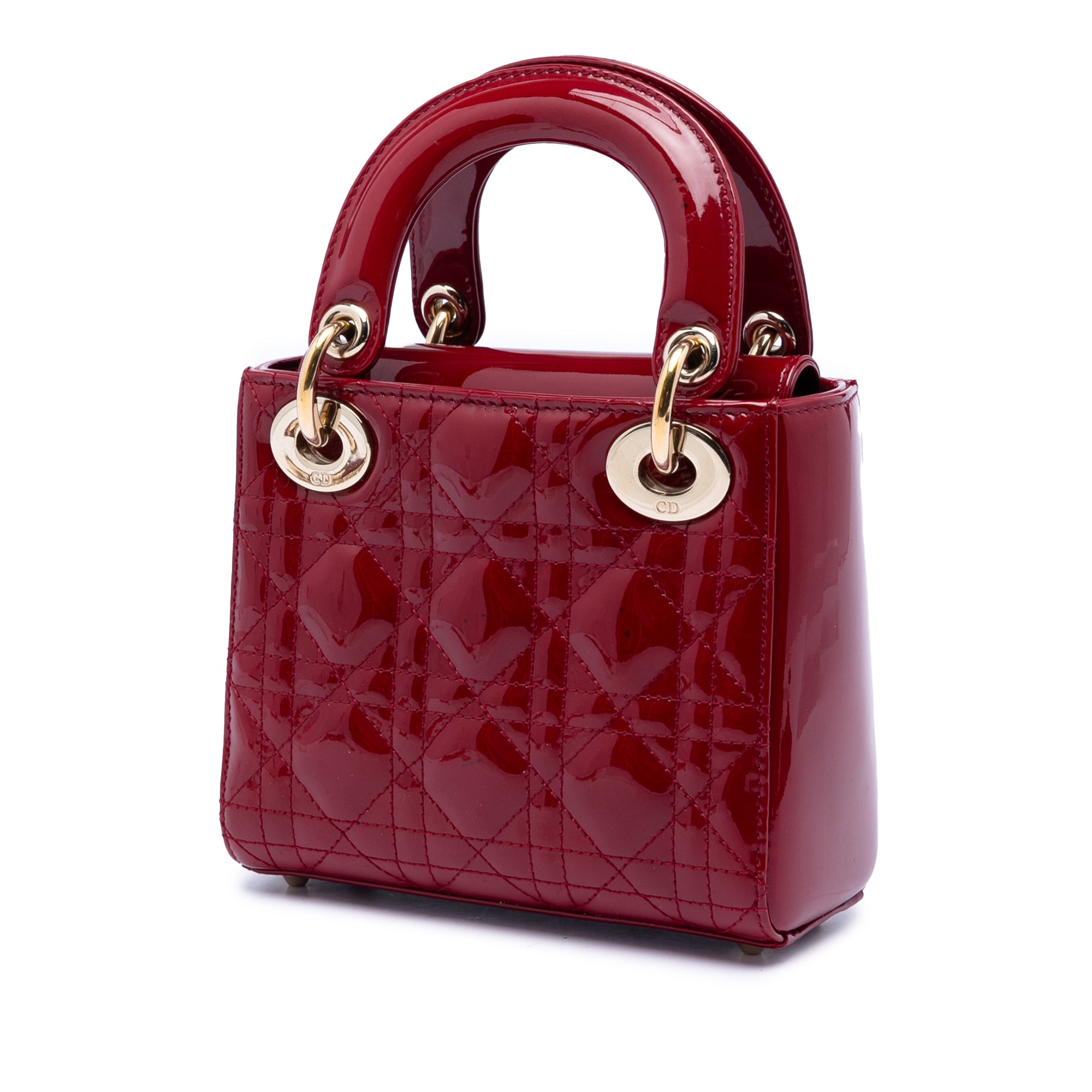 Mini Patent Cannage Lady Dior - Image 2